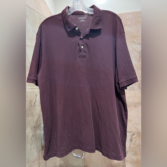 Lands' End Shirts Mens Short Sleeve Polo Lands End Large Poshmark